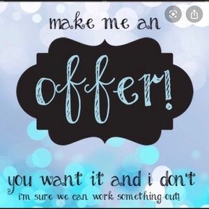 Make me an offer on any items in my closet!